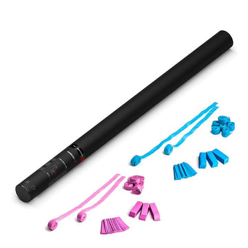 Gender Reveal 80CM Handheld Confetti Cannons - King Confetti