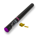 Carton 25 - King Confetti Handheld Cannon 60 cm - Confetti - Gold Metallic