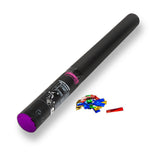 Carton 25 - King Confetti Handheld Cannon 60 cm - Confetti - Multicolour Metallic