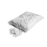 Slowfall snow confetti 10x10mm - White
