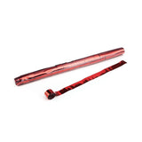 Metallic Streamers 10 m x 2.5 cm - Red