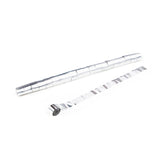 Metallic Streamers 10 m x 2.5 cm - White