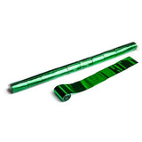 Metallic Stadium Streamers 20 m x 5 cm - Green