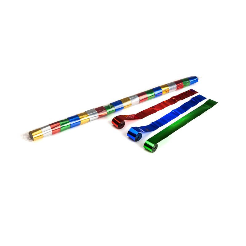 Metallic Streamers - Multicolour - King Confetti